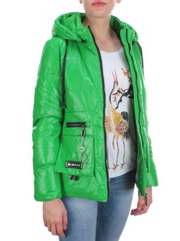 8266 GREEN Куртка демисезонная женская BAOFANI (100 гр. синтепон) - Fashion фото 6