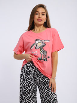 Пижама женская 1-244 (коралл)