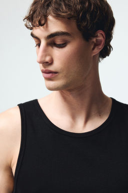 Camiseta sin mangas en canal? Slim Fit - H&m фото 11