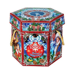 Детский сладкий новогодний подарок Калейдоскоп - Рубин фото 2