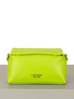 LACCOMA сумка Королина-Л815-лайм эко кожа хлопок фото 3