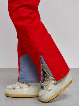 Горнолыжный комбинезон женский зимний красного цвета 2323Kr - Chunmai фото 21