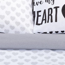 Постельное белье Этель евро My heart 200 *217 см, 240*220 см, 70*70 см -2 шт, бязь фото 15