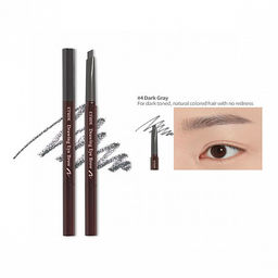 Etude House Drawing Eyebrow Pro #04 Dark Gray -  Карандаш для бровей с щеточкой №4 Темно-серый