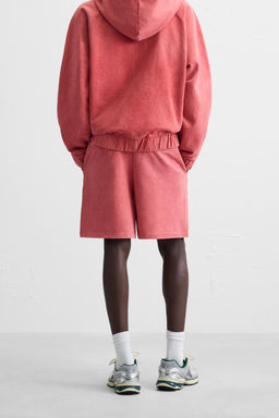 RELAXED FIT JOGGER BERMUDA SHORTS - Zara фото 3