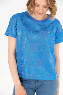 Женская футболка Saks с круглым вырезом Неожиданная скидка в корзине - U.s. polo assn фото 6