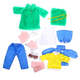 Кукла «Девочка» дидактическое пособие + набор одежды, МИКС