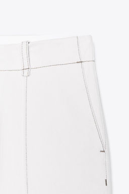 BOOTCUT TROUSERS WITH TOPSTITCHING - Zara фото 12