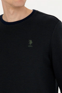 U. S. Polo Assn / Мужской темно-синий свитшот - U.s. polo assn фото 7