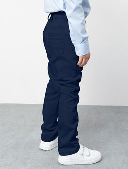 VILATTE / Брюки из хлопкового твила с эластаном для мальчика  фото 4