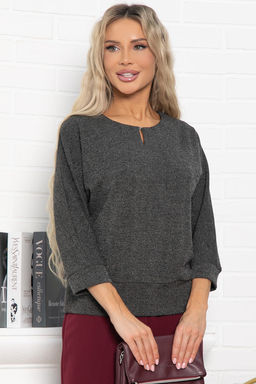 Джемпер трикотажный Претти (темно-серая) Б14993-50М