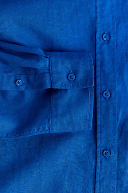 Camisa en mezcla de lino - H&m фото 6