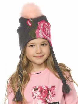 Уценка PELICAN GKQW3195/1 шапка для девочек