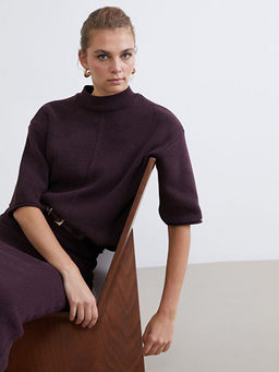 Dik Yaka Kad?n Triko Kazak