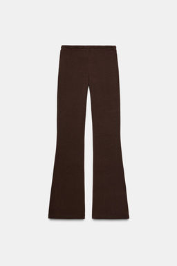 INTERLOCK FLARE TROUSERS - Zara фото 8