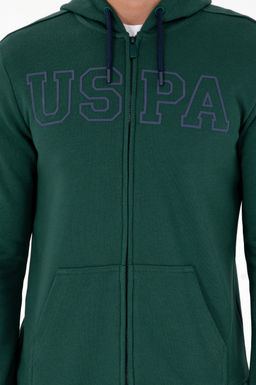 Мужской темно-зеленый свитшот - U.s. polo assn фото 6