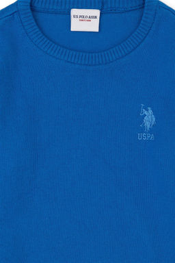 U. S. Polo Assn / Базовый свитер кобальтово-синего цвета для мальчика - U.s. polo assn фото 3
