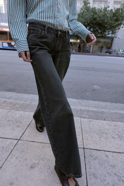 Z1975 WIDE-LEG LOW-RISE JEANS