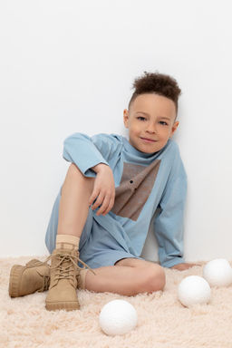 КР 302256/пыльно-синий к432 джемпер для мал