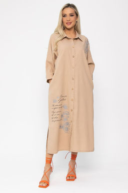 Платье Мирослава (бежевое) П15469-7М