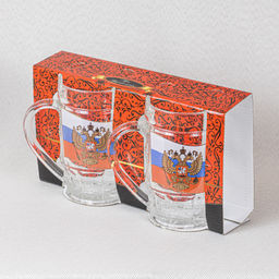 Набор кружек для пива 2 шт с деколью арт. 1143 - Полимербыт фото 2