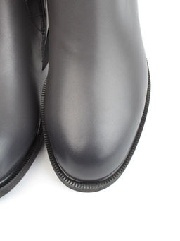 02-FI920-2M DK. GRAY Сапоги зимние женские (натуральная кожа, байка, натуральный мех) - Фабричный китай фото 9