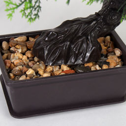 Цветочная композиция Бонсай 27х10х22 см / ZH-011 /уп 12/120/ кашпо + дерево набор - Галеонтрейд фото 3