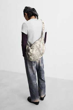 DISTRESSED FABRIC BAG - Zara фото 3