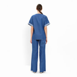 Футболка оверсайз женская MINAKU: Jeans Collection, электрик, размер 52