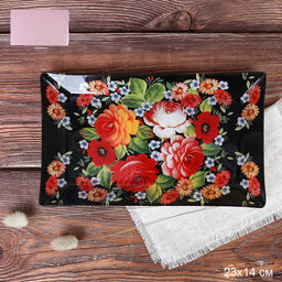 Блюдо прямоугольное 23*14см GREY ,CC052, S074, U078-1,Y044,Y062, S322314,СС106 BB033,DD436, 729887