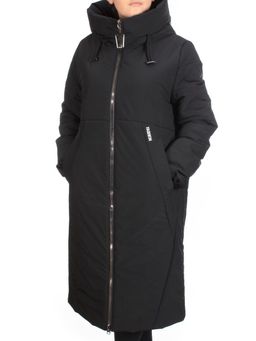 9069 BLACK Пальто зимнее женское CORUSKY (верблюжья шерсть)