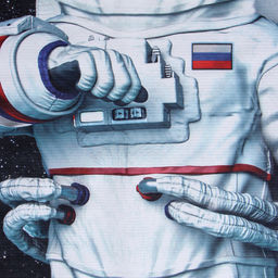 Пододеяльник 1.5-спальный «Этель» Astronaut, 143×215 см, бязь