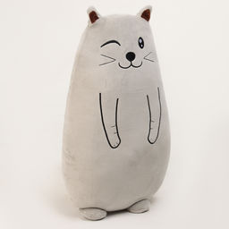 Мягкая игрушка «Кот», 50 см, цвет серый