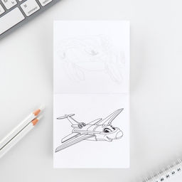 Цена за 2 шт. Подарочный набор блокнот-раскраска и восковые мелки «Самый крутой»