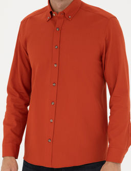 Kiremit Regular Fit Uzun Kollu G_mlek - Pierre cardin фото 6