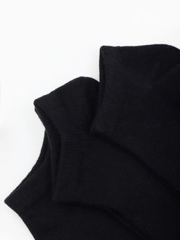 Носки мужские спортивные укороченные, набор 3 пары Resport, размер 46-47, чёрные