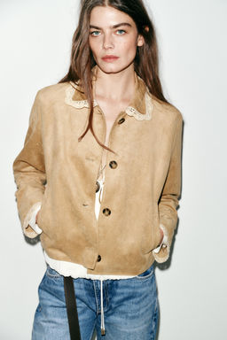 FAUX SUEDE JACKET - Zara фото 2