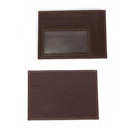 Визитница-кардхолдер Croco-В-222 н/к, 1отд, 4карм, коричневый матовый (5) 263929