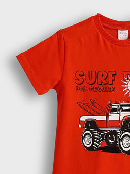 Los Angeles Bask?l? Penye Erkek ?ocuk Ti??rt