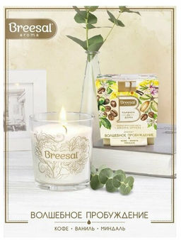 Breesal ароматическая свеча Aroma Sphere Волшебное пробуждение 170 г (4)  фото 3