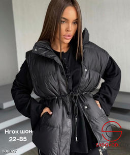 Жилетка женская на молнии и пуговицах - Bruno фото 4