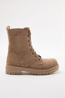 Trendyol Shoes Siyah Suet Bagc?kl? ve Fermuarl? K?sa Duz Kad?n Postal Bot TAKAW25BO00026 - Trendyolmilla фото 15