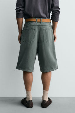 RELAXED FIT LIMITED EDITION BERMUDA SHORTS - Zara фото 18