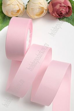 Лента репсовая 4 см*20 ярд (SF-3452) розовый №04