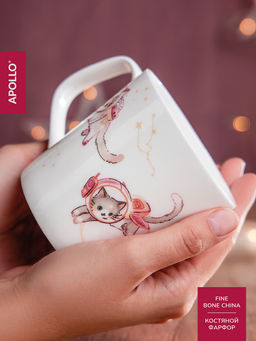 Кружка APOLLO genio "Cosmo Cono" 370 мл цвет: розовый