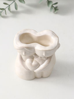 Подсвечник на 2 свечи Пара, 10?7.5?5.5 см, перламутр