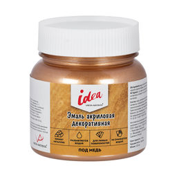 Краска акриловая VISTA-ARTISTA idea Эмаль акриловая декоративная VIAE-220 220 мл 004 под медь