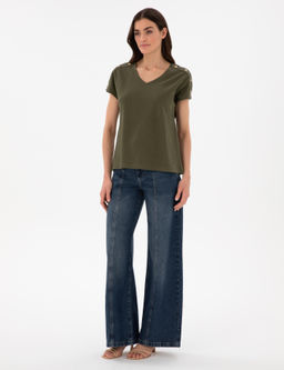 Haki Regular Fit Ti__rt