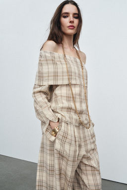 ZW COLLECTION CHECKS TOP - Zara фото 16
