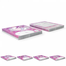 Цена за 200 шт. Тетрадь школьная ученическая ErichKrause Единорожка, 18 листов, линейка (в плёнке по 10 шт.)  фото 9